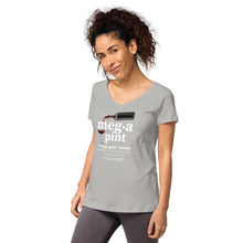 Load image into Gallery viewer, Megapint - Women’s fitted v-neck t-shirt