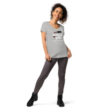 Load image into Gallery viewer, Megapint - Women’s fitted v-neck t-shirt