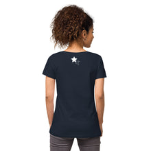 Load image into Gallery viewer, Megapint - Women’s fitted v-neck t-shirt