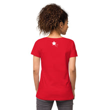 Load image into Gallery viewer, Megapint - Women’s fitted v-neck t-shirt