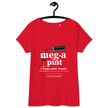 Load image into Gallery viewer, Megapint - Women’s fitted v-neck t-shirt