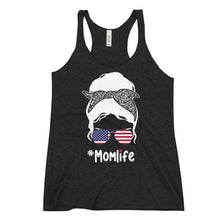 Load image into Gallery viewer, V-Town America #Momlife Women's Racerback Tank