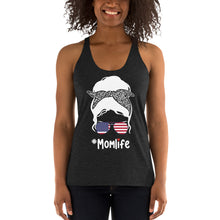 Load image into Gallery viewer, V-Town America #Momlife Women's Racerback Tank