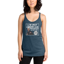Load image into Gallery viewer, "Winner" #iykyk Women's Racerback Tank (White Lettering V1)