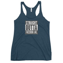 Load image into Gallery viewer, Straight Outta Facebook Jail Women's Racerback Tank (2022)