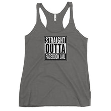 Load image into Gallery viewer, Straight Outta Facebook Jail Women's Racerback Tank (2022)