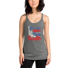 Load image into Gallery viewer, Give Me Liberty Skull Women's Racerback Tank (2022)