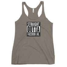 Load image into Gallery viewer, Straight Outta Facebook Jail Women's Racerback Tank (2022)