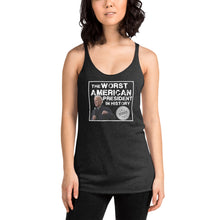 Load image into Gallery viewer, "Winner" #iykyk Women's Racerback Tank (White Lettering V1)
