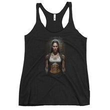 Load image into Gallery viewer, Hallowed Be Thy Gains Racerback Tank for gymsharks and gymrats front