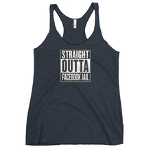 Load image into Gallery viewer, Straight Outta Facebook Jail Women's Racerback Tank (2022)