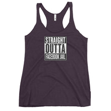 Load image into Gallery viewer, Straight Outta Facebook Jail Women's Racerback Tank (2022)