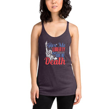 Load image into Gallery viewer, Give Me Liberty Skull Women's Racerback Tank (2022)