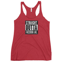 Load image into Gallery viewer, Straight Outta Facebook Jail Women's Racerback Tank (2022)