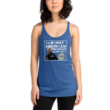 Load image into Gallery viewer, "Winner" #iykyk Women's Racerback Tank (White Lettering V1)