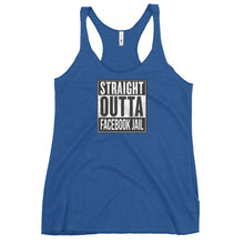 Load image into Gallery viewer, Straight Outta Facebook Jail Women's Racerback Tank (2022)