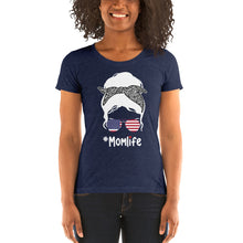 Load image into Gallery viewer, V-Town America #Momlife short sleeve t-shirt