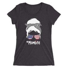 Load image into Gallery viewer, V-Town America #Momlife short sleeve t-shirt