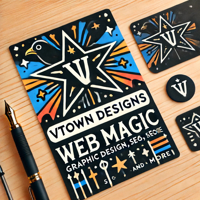 How VTown Designs Weaves Web Magic: Graphic Design, SEO & More