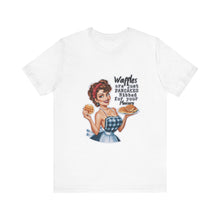 Load image into Gallery viewer, Waffles Ribbed for Your Pleasure Tee - Retro Revelations: Sassy Edition
