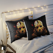 Load image into Gallery viewer, Custom Jason Voorhees Pillow Sham - Classic Horror Fan Decor
