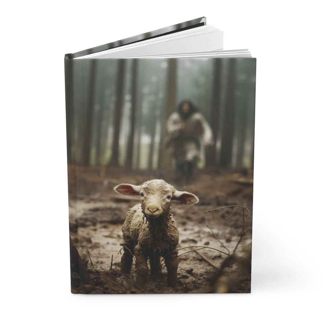 Kevin Carden 'The Shepherd Runs For His Lost Lamb' Art Journal – Hardcover, Lined, Inspirational Notebook by VTown Designs