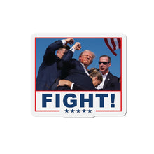 Load image into Gallery viewer, Fight! Trump Assassination Attempt 2024 Die-Cut Magnet
