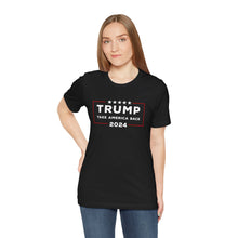 Load image into Gallery viewer, Trump 2024 Take America Back Tee – Stand Firm in Support with Our Unisex Cotton Shirt
