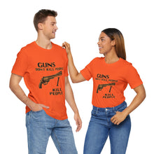 Load image into Gallery viewer, Guns Don&#39;t Kill...Happy Gilmore Inspired Tee - Unisex, Orange Only
