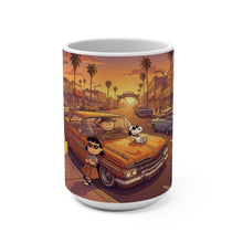 Load image into Gallery viewer, 15oz Ceramic Mug Peanuts Los Angeles Chicano Lowrider Scene
