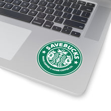 Load image into Gallery viewer, Savebucks Stickers: The Perfect Blend of Savings and Style! 💰☕
