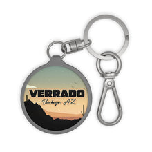 Load image into Gallery viewer, Verrado Buckeye AZ Scenic Keyring — Desert Sunset Round Keychain
