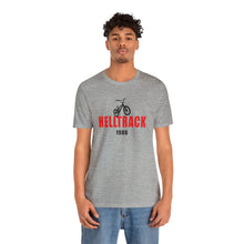 Load image into Gallery viewer, Helltrack 1986 BMX Tee - Vintage Athletic Gray | 80s Movie Fans | VTown Designs
