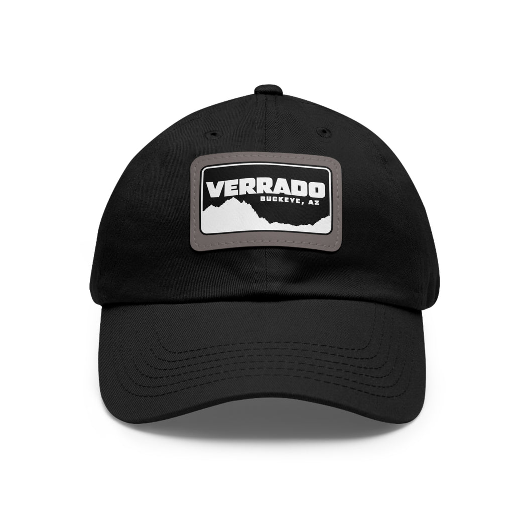 Verrado Leather Patch Hat – Adjustable Chino Twill Cap