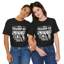 Load image into Gallery viewer, Trump 45 Tee – Bold Statement Cotton Unisex Shirt [Couple 2]
