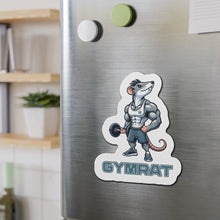 Load image into Gallery viewer, Gymrats Collection: Honor Your Workout with VTown&#39;s Durable Magnets [Justin] on a fridge
