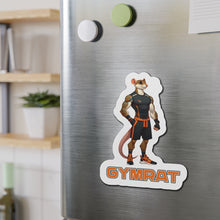 Load image into Gallery viewer, Gymrats Collection: Honor Your Workout with VTown&#39;s Durable Magnets [Mark] on a fridge
