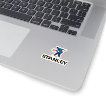 Load image into Gallery viewer, Stanley Dribble Die-Cut Sticker - Transform Any Cup into a Stanley Cup! On a laptop.

