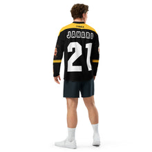 Load image into Gallery viewer, Tonka Jahari “Would Never” Recycled Hockey Fan Jersey – Limited Edition
