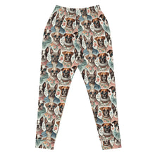 Load image into Gallery viewer, Women’s Slim Fit Joggers with Boxer, Boston Terrier, &amp; Frenchie Print
