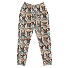 Load image into Gallery viewer, Women’s Slim Fit Joggers with Boxer, Boston Terrier, &amp; Frenchie Print
