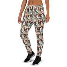 Load image into Gallery viewer, Women’s Slim Fit Joggers with Boxer, Boston Terrier, &amp; Frenchie Print
