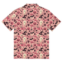 Load image into Gallery viewer, Spooky Cute Halloween Pink Button Shirt
