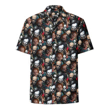 Load image into Gallery viewer, Classic Villain Unisex Button Shirt for Classic Horror Fans
