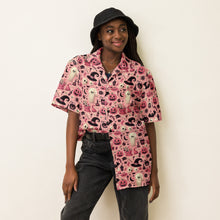 Load image into Gallery viewer, Spooky Cute Halloween Pink Button Shirt
