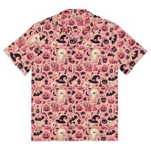 Load image into Gallery viewer, Spooky Cute Halloween Pink Button Shirt
