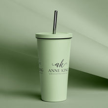 Load image into Gallery viewer, Custom Anne King Insulated tumbler with a straw
