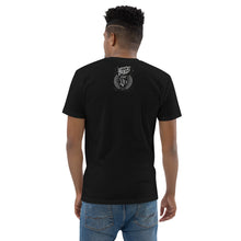 Load image into Gallery viewer, Make A Wish Blow Me Dandelion Black Graphic Tee [BACK] on male model 2
