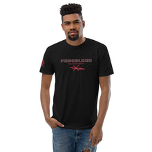 Load image into Gallery viewer, Pureblood T-shirt: Stand Proud in Unvaccinated Boldness [front on male 4 model]
