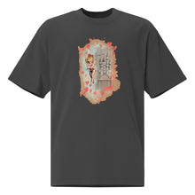 Load image into Gallery viewer, Cupid&#39;s Castle Oversized Faded T-Shirt by VTown Designs
